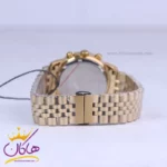 ساعت مچی سولیدا زنانه فلزی طلایی فول دیت L2141/3 - Image 3