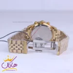 ساعت مچی سولیدا زنانه فلزی طلایی فول دیت L2141/3 - Image 2