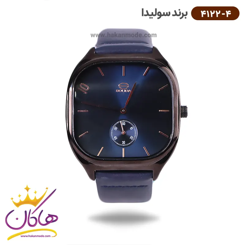 Solida-watch-code-4121.4-1.webp ساعت سولیدا مردانه بند چرمی 4122/4 - Image 1