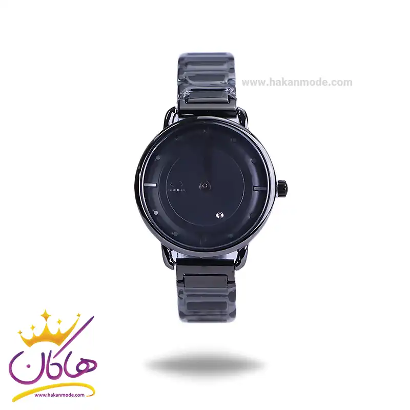Solida-watch-code-4127.91.webp ساعت سولیدا زنانه فلزی تمام مشکی 4127/9 - Image 1