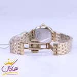 ساعت مچی سولیدا زنانه فلزی طلایی قاب نگین دار 4135/4 - Image 2