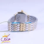 ساعت مچی سولیدا زنانه فلزی نقره ای طلایی قاب نگین دار 4135/6 - Image 3