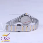 ساعت مچی سولیدا زنانه فلزی نقره ای طلایی قاب نگینی 5119/9 - Image 3
