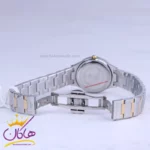 ساعت مچی سولیدا زنانه فلزی نقره ای طلایی قاب نگینی 5119/9 - Image 2