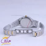 ساعت مچی سولیدا زنانه فلزی نقره ای طلایی صفحه سبز 5124/8 - Image 2