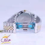 ساعت ست عقربه ای سولیدا استیل نقره ای طلایی صفحه سبز 2136 - Image 3