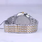 ساعت مچی عقربه ای سولیدا مردانه فلزی نقره ای طلایی G 2137/5 - Image 3