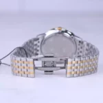 ساعت مچی عقربه ای سولیدا مردانه فلزی نقره ای طلایی G 2137/5 - Image 2