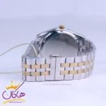ساعت مچی ست سولیدا استیل نقره ای طلایی صفحه سفید 2140 - Image 7