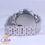ساعت ست سولیدا عقربه ای استیل نقره ای صفحه مشکی 2143 - Image 4
