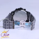 ساعت عقربه ای سولیدا ست بند استیل تمام مشکی 2143 - Image 6