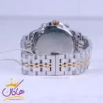 ساعت مچی سولیدا ست بند استیل نقره ای طلایی صفحه سفید 2143 - Image 4
