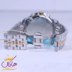 ساعت مچی سولیدا ست بند استیل نقره ای طلایی صفحه سفید 2143 - Image 3