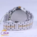 ساعت مچی سولیدا ست بند استیل نقره ای طلایی صفحه سبز 2143 - Image 7