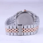 ساعت مچی سولیدا مردانه فلزی قاب مربع نقره ای رزگلد G 6113/11 - Image 4