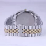 ساعت مچی سولیدا مردانه فلزی قاب مربع نقره ای طلایی G 6113/8 - Image 3