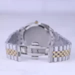 ساعت مچی سولیدا مردانه فلزی قاب مربع نقره ای طلایی G 6113/8 - Image 2