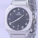 ساعت مچی سولیدا مردانه فلزی صفحه مربع مشکی G 6123/4 - Image 2
