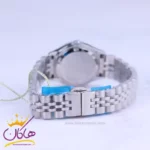 ساعت ست عقربه ای سولیدا استیل نقره ای صفحه سبز 2136 - Image 4