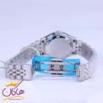 ساعت ست عقربه ای سولیدا استیل نقره ای صفحه سبز 2136 - Image 3