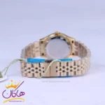 ست ساعت مچی سولیدا استیل طلایی صفحه سفید 2136 - Image 7