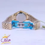 ست ساعت مچی سولیدا استیل طلایی صفحه سفید 2136 - Image 6