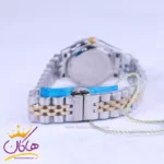 ساعت ست عقربه ای سولیدا استیل نقره ای طلایی صفحه سبز 2136 - Image 7