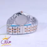ساعت مچی سولیدا ست بند استیل نقره ای رزگلد صفحه سورمه ای 2140 - Image 7