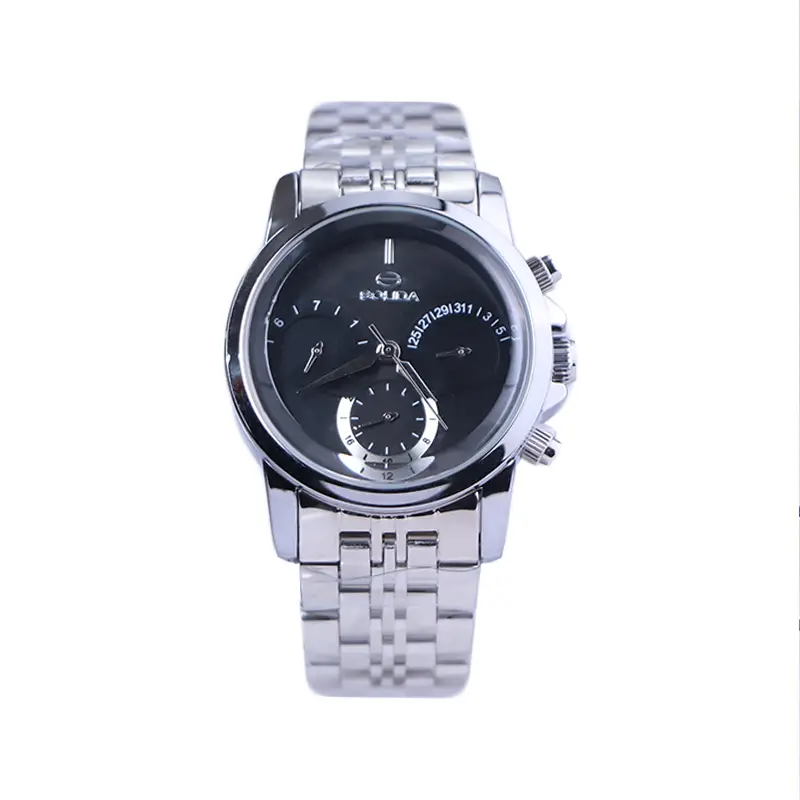 Solida-watch-code-L-2142.31.webp ساعت مچی سولیدا زنانه فلزی نقره ای صفحه مشکی L 2142/3 - Image 1