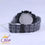 ساعت عقربه ای سولیدا ست بند استیل تمام مشکی 2143 - Image 4