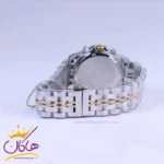 ساعت مچی سولیدا ست بند استیل نقره ای طلایی صفحه سبز 2143 - Image 4