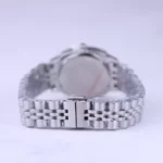 ساعت عقربه ای سولیدا زنانه فلزی قاب مربع نقره ای L 6113/1 - Image 4