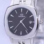 ساعت مچی سولیدا زنانه فلزی قاب مربع صفحه مشکی L 6113/4 - Image 2