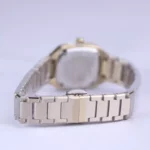 ساعت مچی سولیدا زنانه فلزی طلایی صفحه مربع سبز L 6123/6 - Image 3