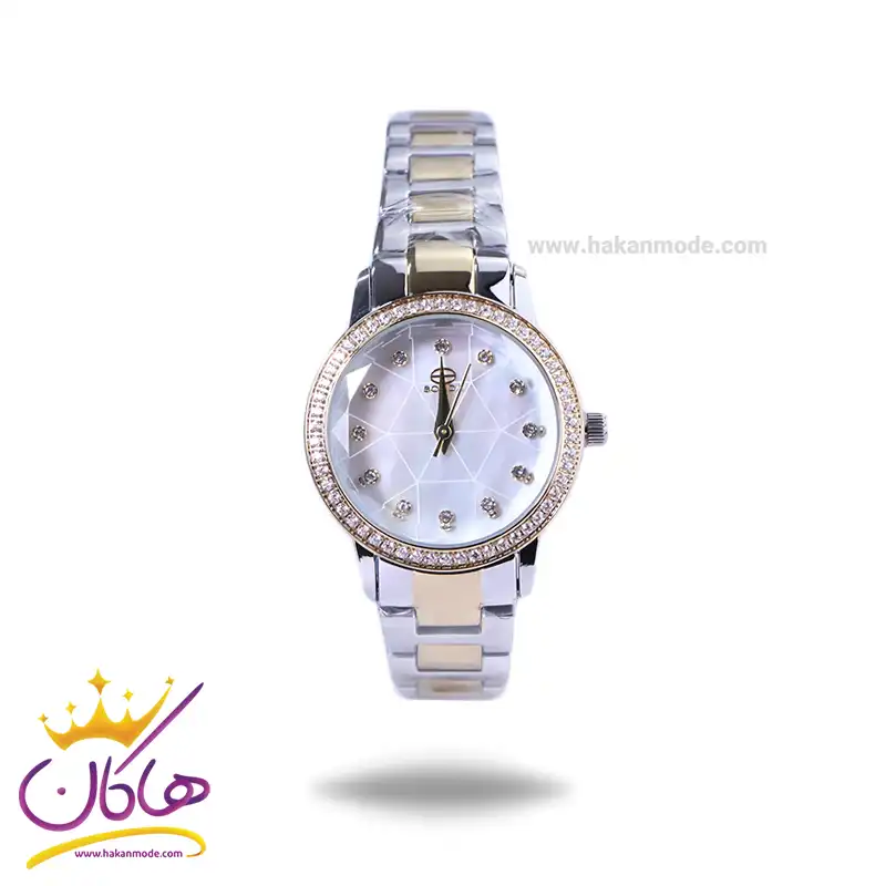 Solida-watch-code-S-4132.61.webp ساعت مچی سولیدا زنانه استیل صفحه سفید S4132/6 - Image 1