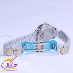 ساعت مچی سولیدا زنانه استیل نقره ای طلایی صفحه سبز S4132/7 - Image 3