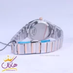 ساعت مچی سولیدا زنانه استیل نقره ای رزگلد صفحه سورمه ای S4137/7 - Image 2