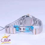 ساعت مچی سولیدا زنانه استیل نقره ای رزگلد صفحه سورمه ای S4137/7 - Image 3