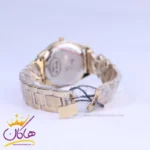 ساعت عقربه ای سولیدا زنانه استیل طلایی نگین دار S4141/4 - Image 3