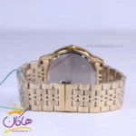 ساعت مچی سولیدا مردانه فلزی طلایی صفحه سفید G2135/5 - Image 3