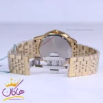ساعت مچی سولیدا مردانه فلزی طلایی صفحه سفید G2135/5 - Image 2