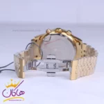 ساعت مچی سولیدا مردانه فلزی طلایی فول دیت G2141/3 - Image 2