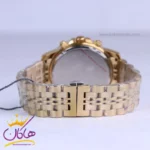 ساعت مچی سولیدا مردانه فلزی طلایی فول دیت G2143/4 - Image 3