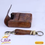 ست کیف سیگار چرم و فندک و جاکلیدی 8828/1 - Image 3