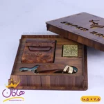ست کیف سیگار چرم و فندک و جاکلیدی 8828/1 - Image 2