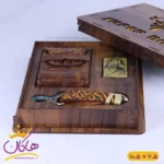ست کیف سیگار چرم و فندک و جاکلیدی 8828/2 - Image 2