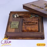 ست کیف سیگار چرم و فندک و جاکلیدی 8828/3 - Image 2
