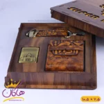 ست کیف سیگار چرم و فندک و جاکلیدی 8828/4 - Image 4