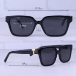 عینک آفتابی تیفانی زنانه فریم مستطیل مشکی TF 2232U/1 - Image 2