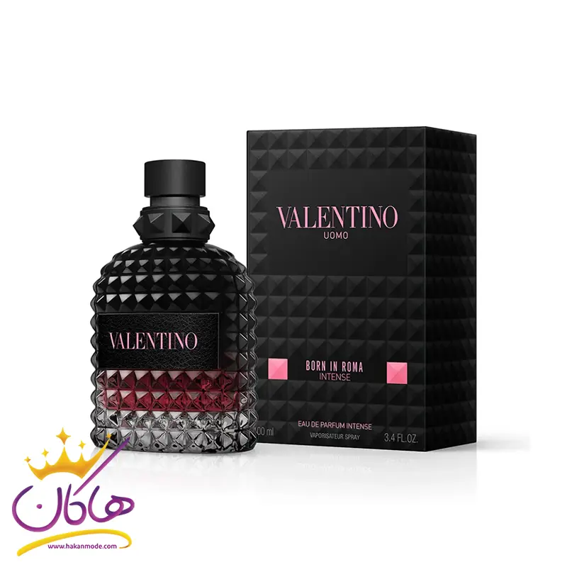 Valentino-born-in-roma-100ml0.webp عطر ادکلن والنتینو اومو بورن این روما اینتنس مردانه 100 میل - Image 1
